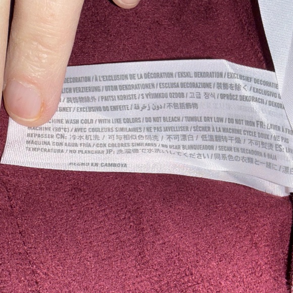 NWT Abercrombie & Fitch Oversized Vegan Leather Shirt Jacket - Picture 7 of 8